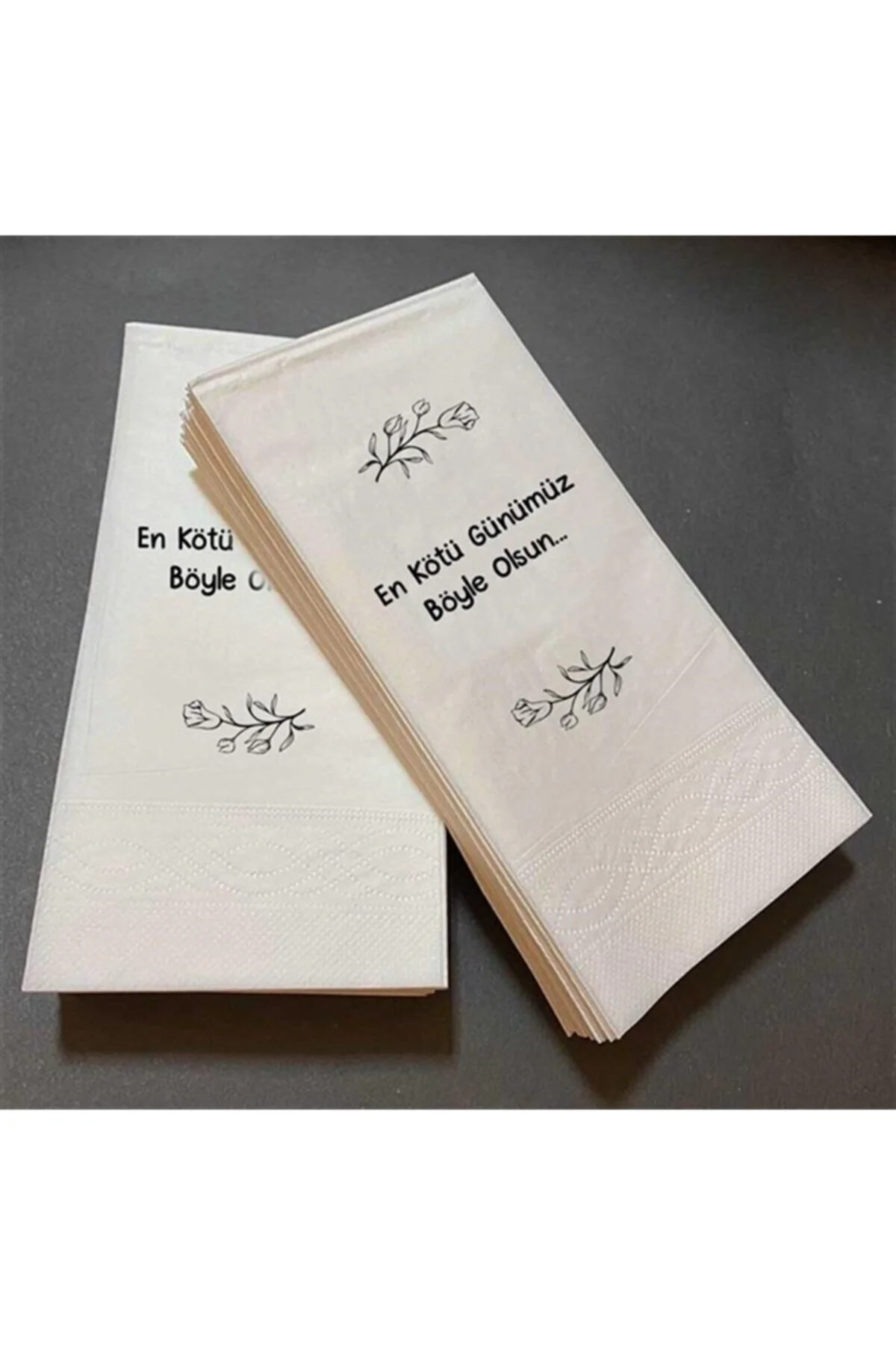 En Kötü Günümüz Baskılı Sunum Peçetesi 100 Adet