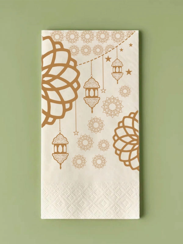 Ramazan Temalı Sunum Peçetesi 100 Adet 