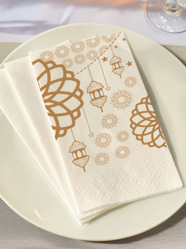 Ramazan Temalı Sunum Peçetesi 100 Adet 