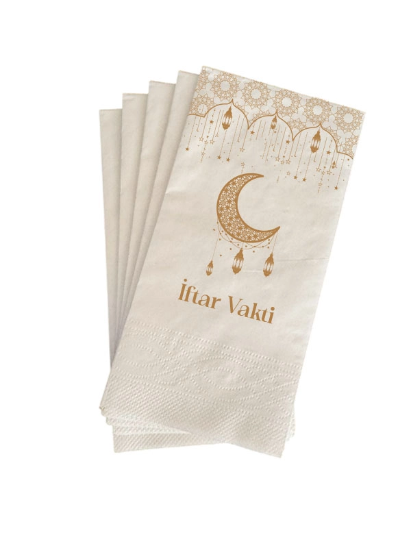 Ramazan Temalı Sunum Peçetesi 100 Adet 