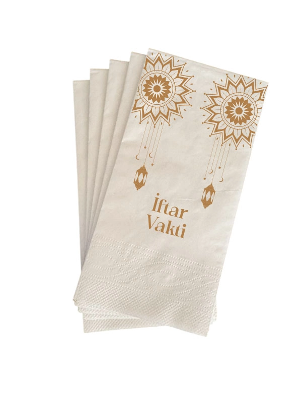 Ramazan Temalı Sunum Peçetesi 100 Adet 