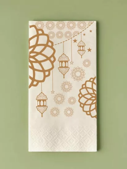 Ramazan Temalı Sunum Peçetesi 100 Adet 