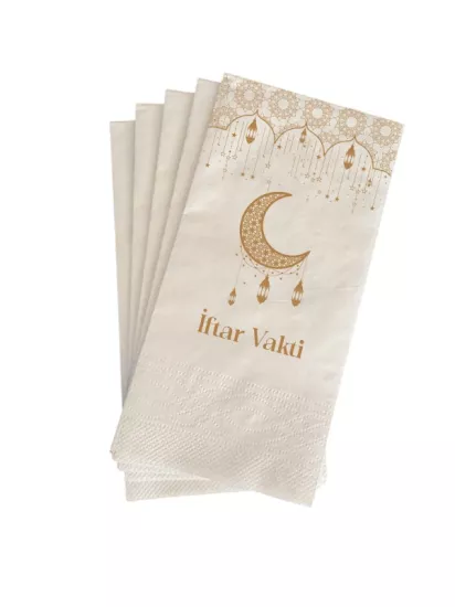 Ramazan Temalı Sunum Peçetesi 100 Adet 